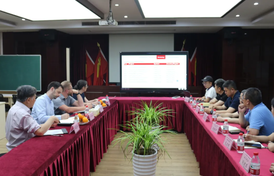 德國FiWaRec公司副總裁蒞臨杭州新紀(jì)元參觀考察